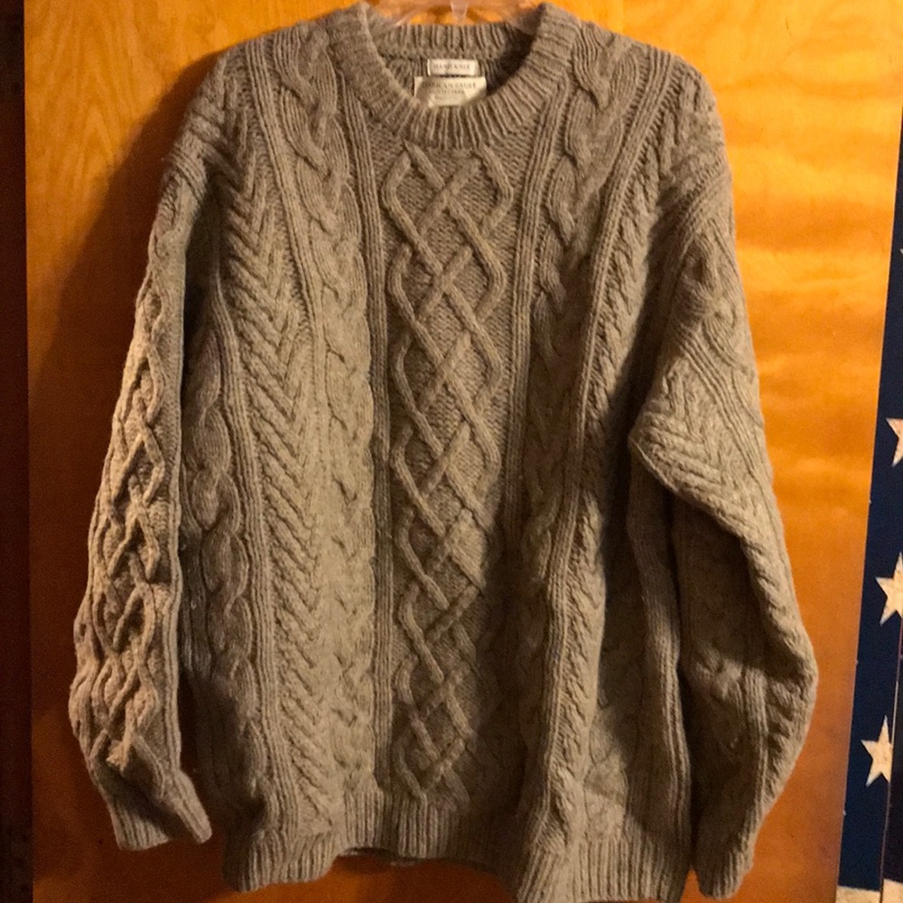 Men’s Hand Knit Large Sweater